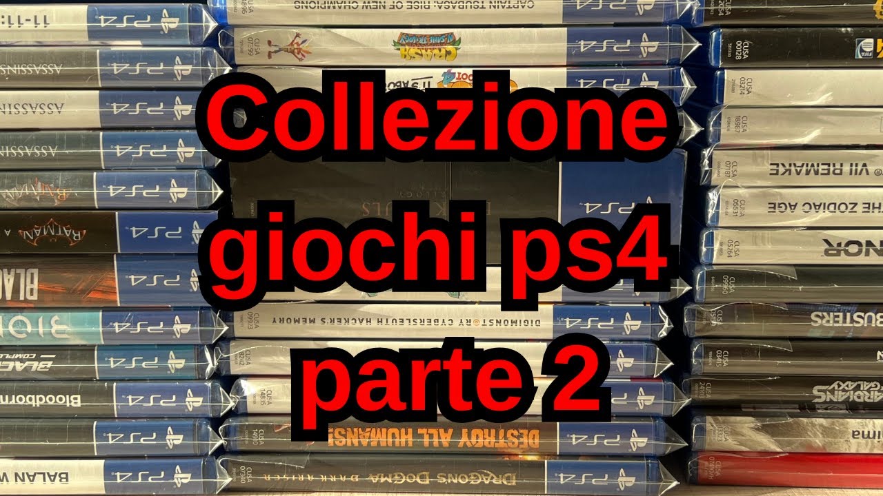 Collezione giochi Playstation 4 (2025) Parte 2