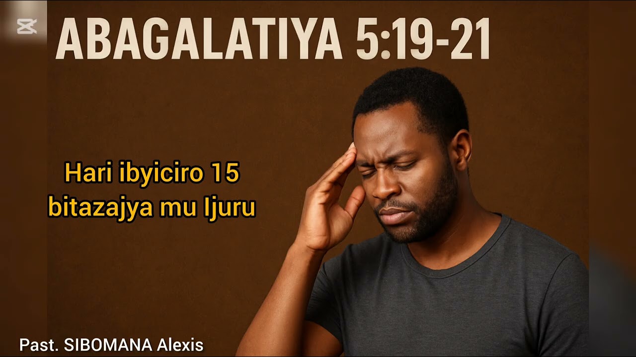 📢📢📢 Past.Alexis atwibukije ko hari ibyiciro 15 bitazajya mu Ijuru 📢📢📢