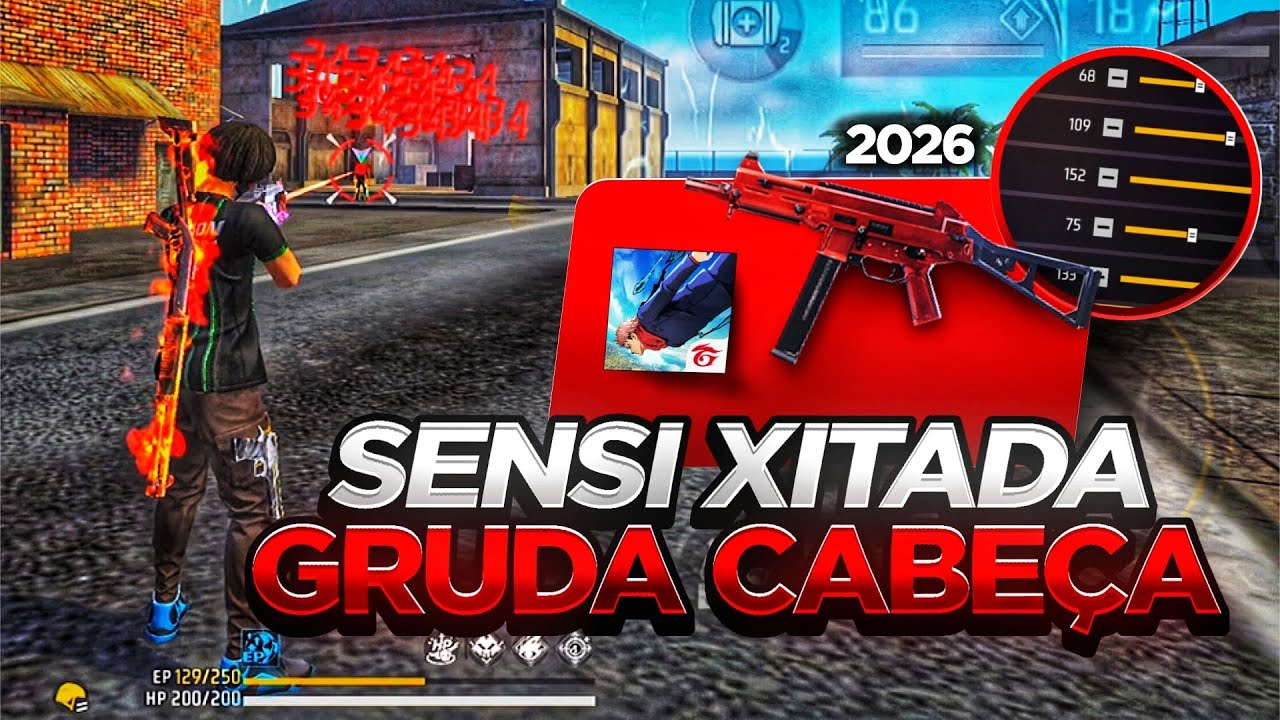 DEPOIS DA ATUALIZAÇÃO! 🔥 A MELHOR SENSIBILIDADE para SUBIR CAPA na NOVA ATUALIZAÇÃO do FREE FIRE!