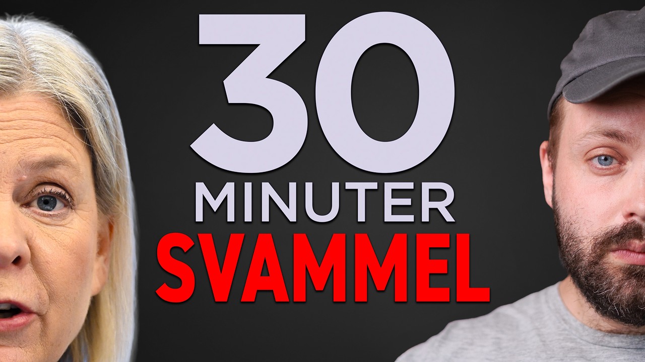 Magdalena Andersson hos SVT  – svammel och  rena lögner