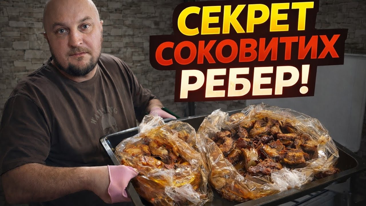 Найсмачніші ребра в духовці! Легкий рецепт без заморочок.