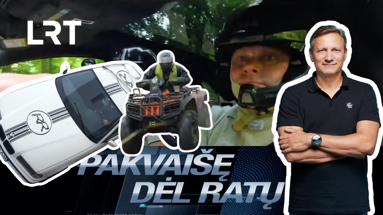 Pakvaišę dėl ratų. Sudėtingų triukų automobiliais meistras Renaldas
