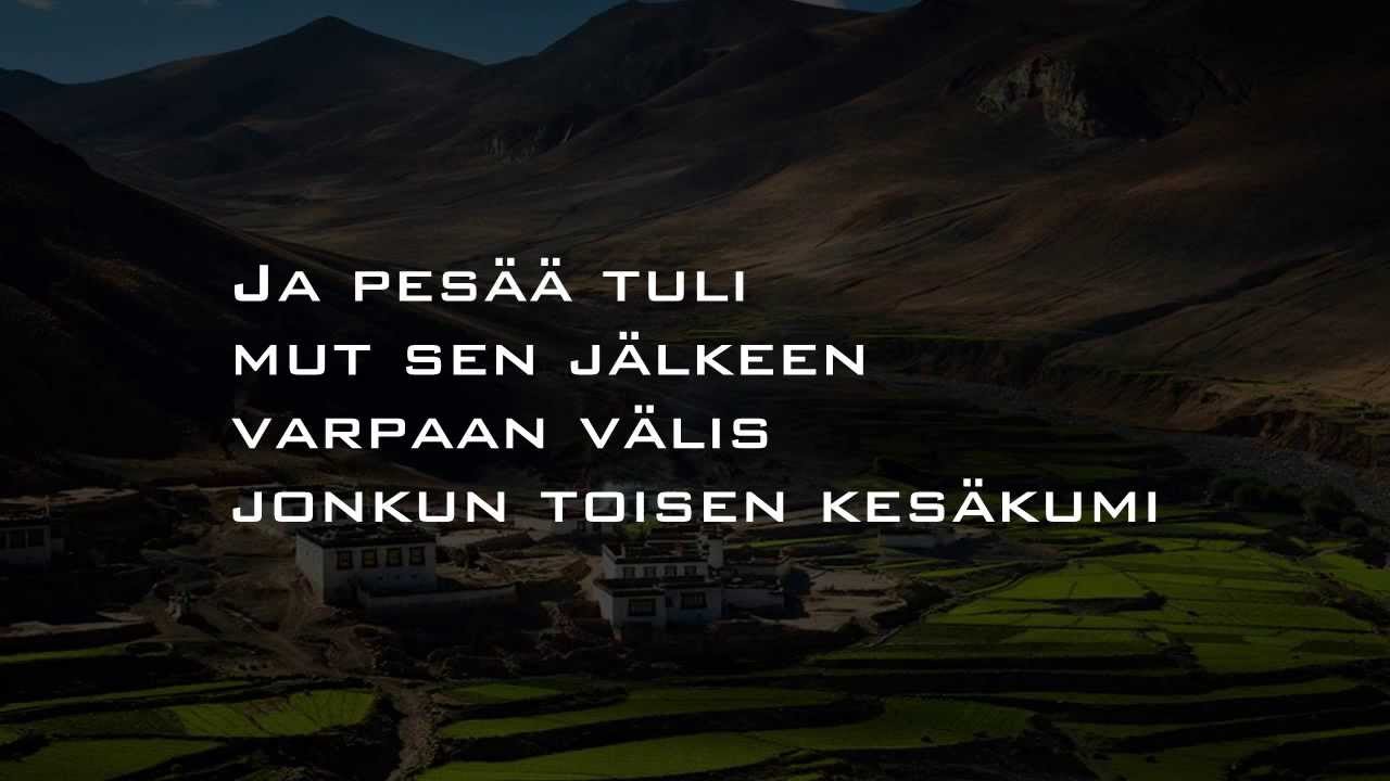 Cheek - Jossu feat. Jukka Poika | LYRICS / SANAT n&auml;yt&ouml;ll&auml;