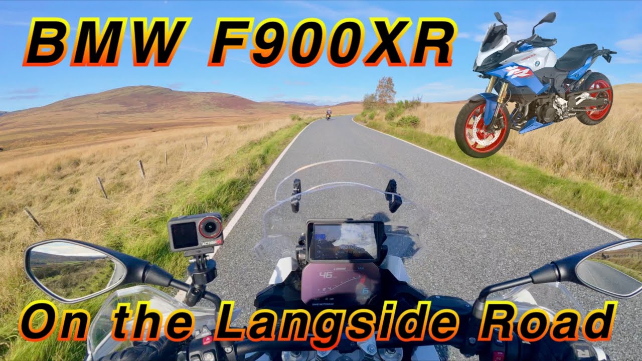 BMW F900XR - On the B827 Langside Road