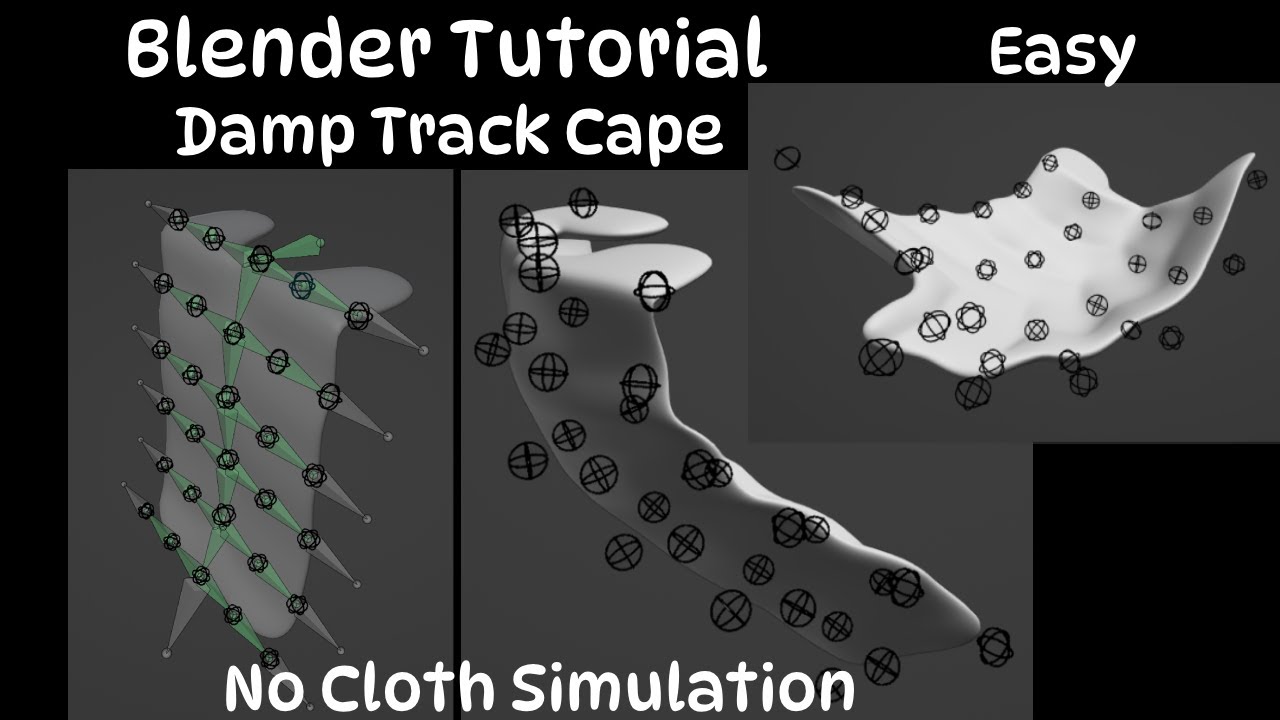 Damp Track Cape (Blender Tutorial) - 2024