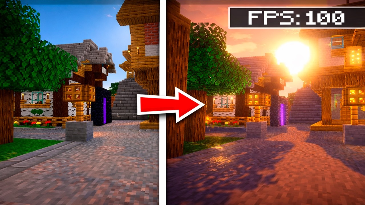 5 SHADERS LEVES que RODAM EM QUALQUER PC FRACO para Minecraft 1.21.5