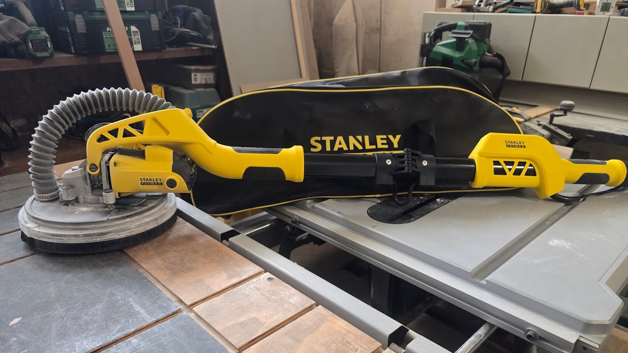 Levigatrice da muro stanley fatmax SFMEE500S-QS 750W giraffa stanley per cartongesso, fai da te