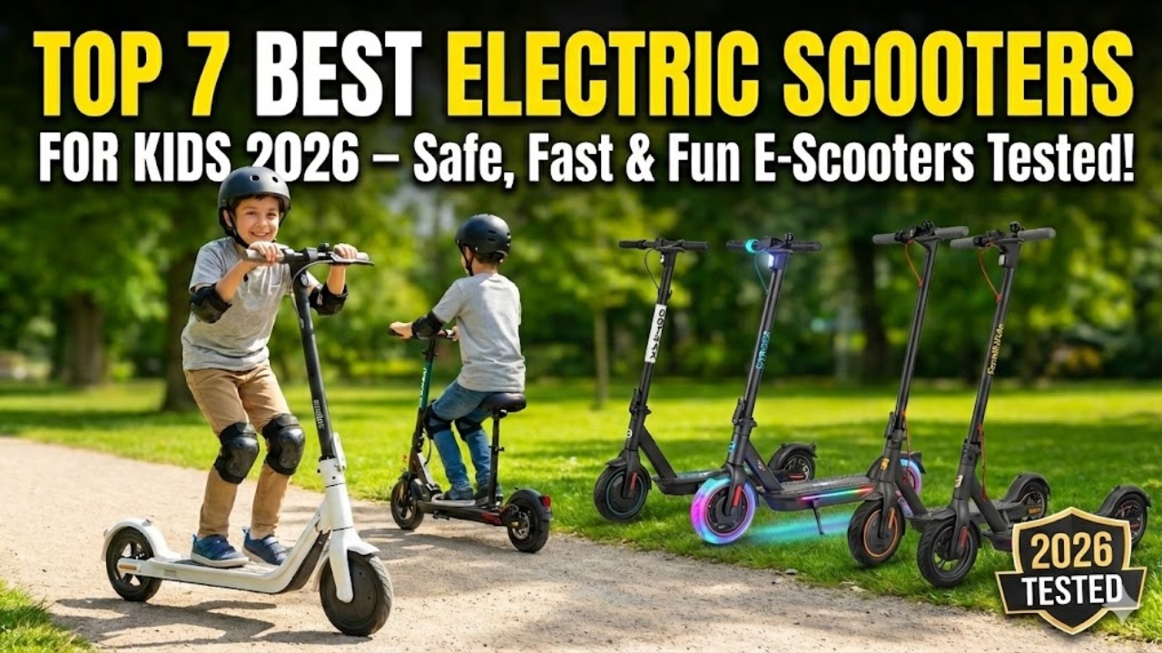 Top 7 Best Electric Scooters for Kids 2026 – Safe, Fast & Fun E-Scooters Tested!