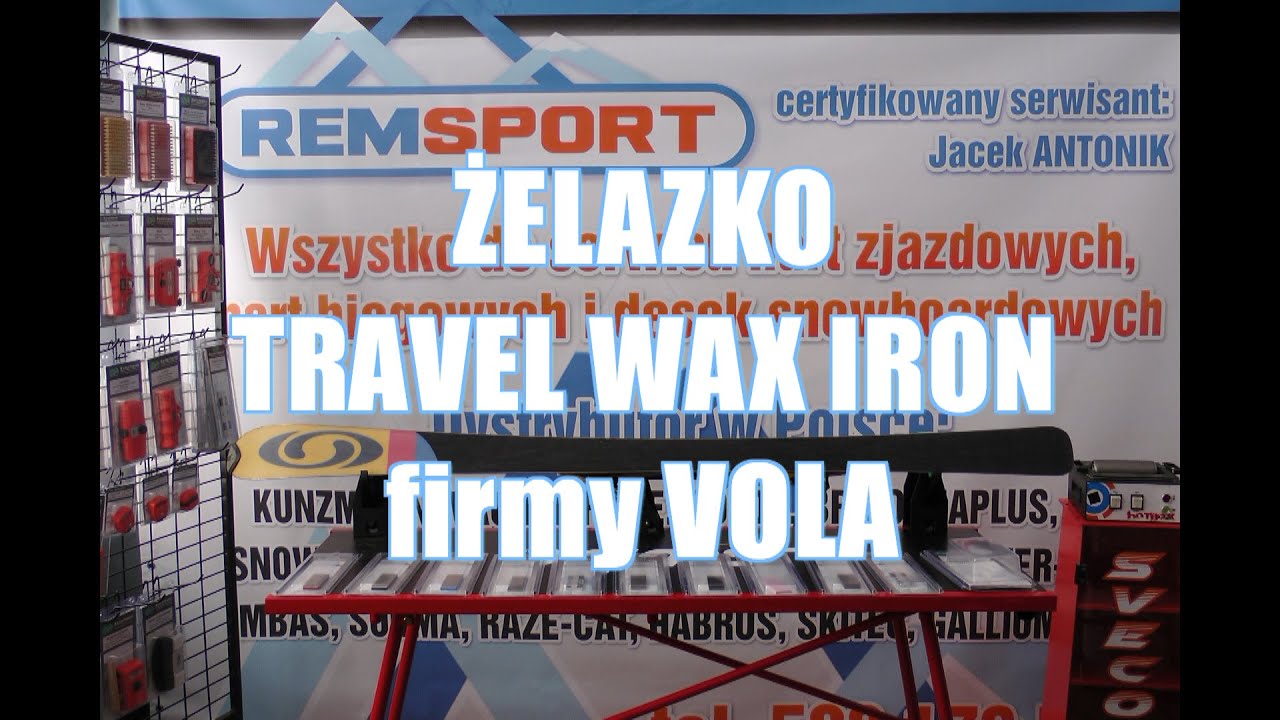 Żelazko narciarsko-snowboardowe Travel Wax Iron VOLA