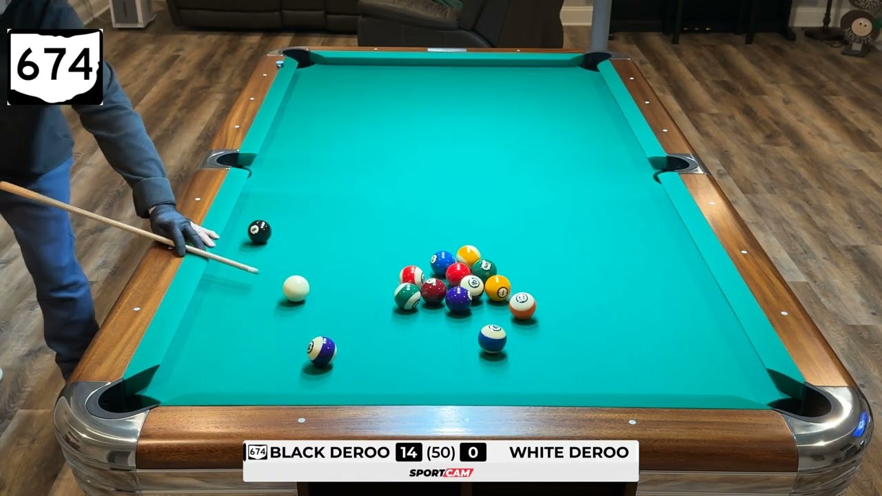 Black DeRoo v White DeRoo (50) race to 2 12-10-25