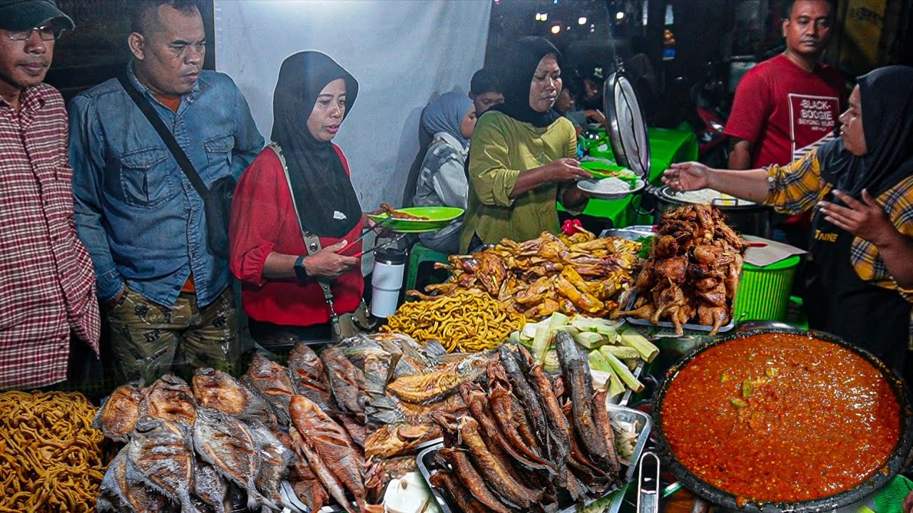 JUALAN DIBAWAH JEMBATAN, BIKIN PUSING MILIH LAUK SAKING BANYAKNYA MENUNYA 