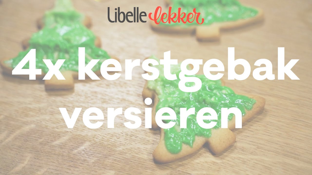 4x kerstgebak versieren voor beginners