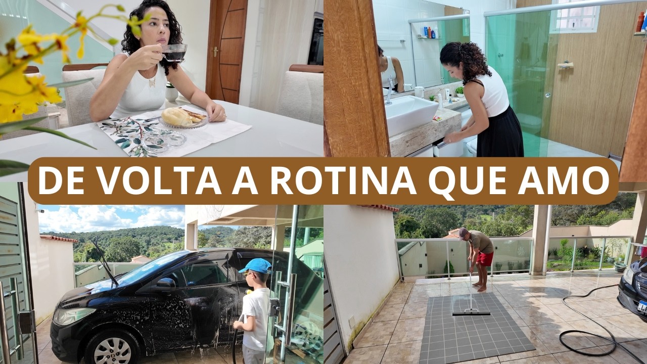 VLOGANDO NOSSO DIA EM CASA, ORGANIZA&Ccedil;&Atilde;O, ALMO&Ccedil;O SIMPLES, ELE LAVOU O CARRO, TIVE AJUDA E MAIS