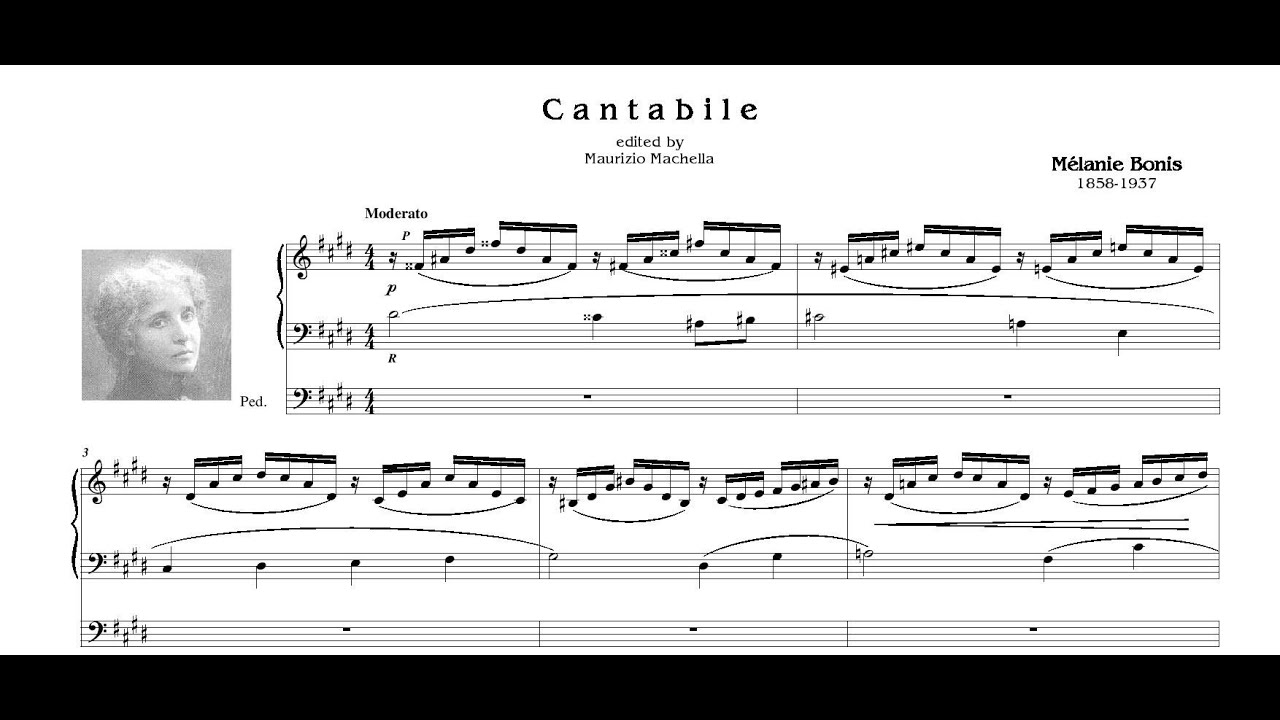 Mel Bonis (1858 1937): Cantabile pour Orgue