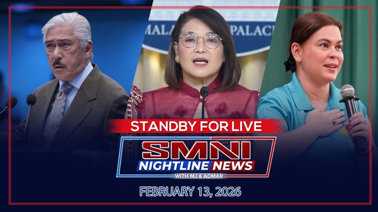 SMNI Nightline News with MJ Mondejar & Admar Vilando | Feb. 13, 2026 – Biyernes