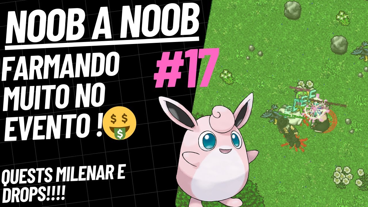 FICANDO RICO NO EVENTO!!!! - FARM VALENTINE'S DAY E QUEST MILENAR - OTPOKÉMON.COM - NOOB A NOOB #17