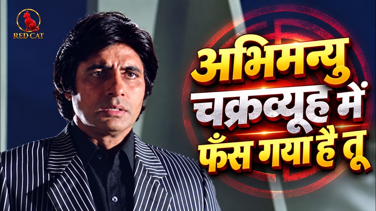 Abhimanyu Chakravyooh Mein Phans Gayaa Hai Too | Amitabh Bachchan | Kishore Kumar | Inquilaab (1984)