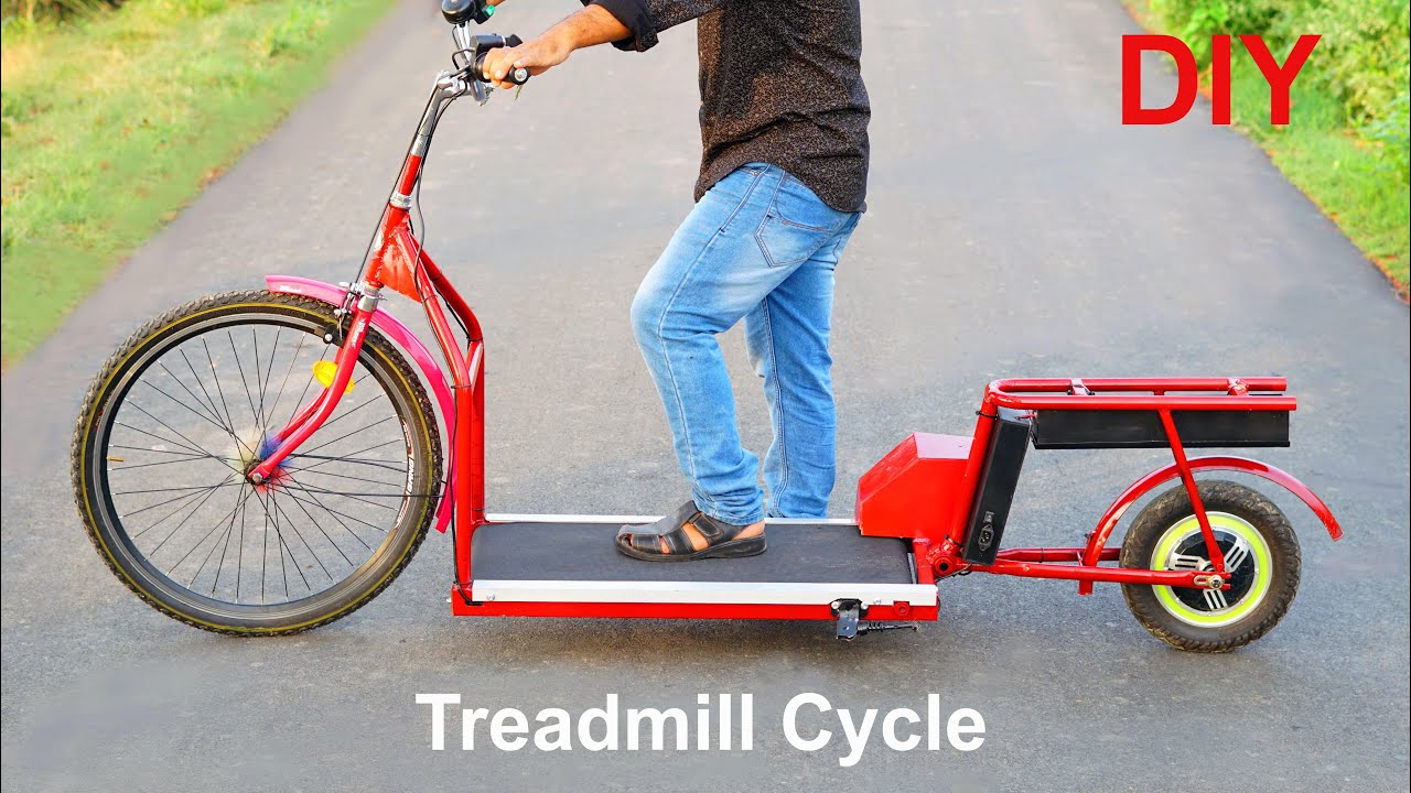 I Made a Treadmill Electric Cycle