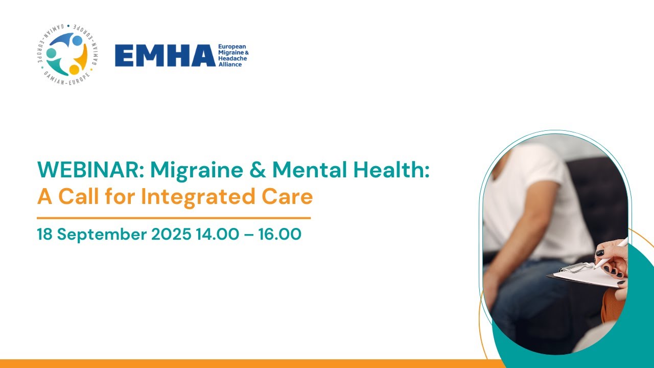 Migraine & Mental Health: A Call for Integrated Care Webinar (18 September 2025)