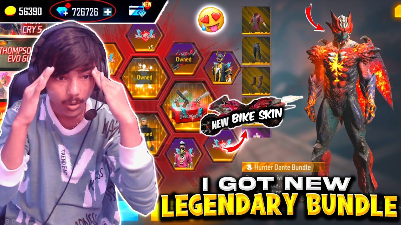 SPINING ON NEW LEGENDARY BUNDLE EVENT😱 WASTING OF 40000 DAIMONDS💎 I GOT ALL BUT I AM NOT HAPPY😭