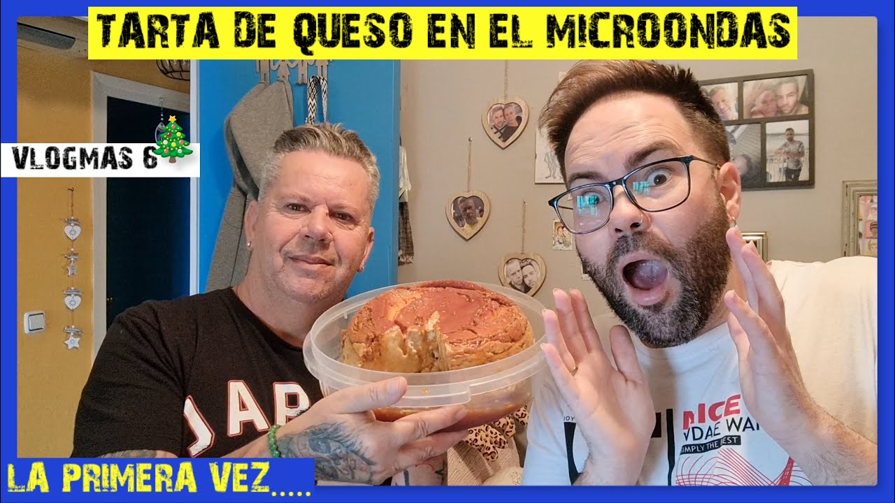 Tarta de QUESO en el MICROONDAS 😯 // La primera VEZ....😁 // NOS SORPRENDIÓ SU SABOR 🧀