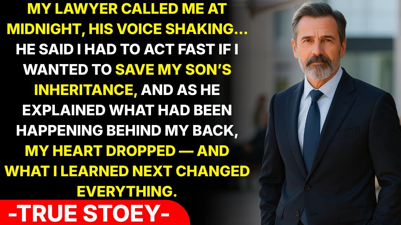 My Lawyer Called Me at Midnight and Said I Have to ACT FAST to Save My Son's Inheritance...