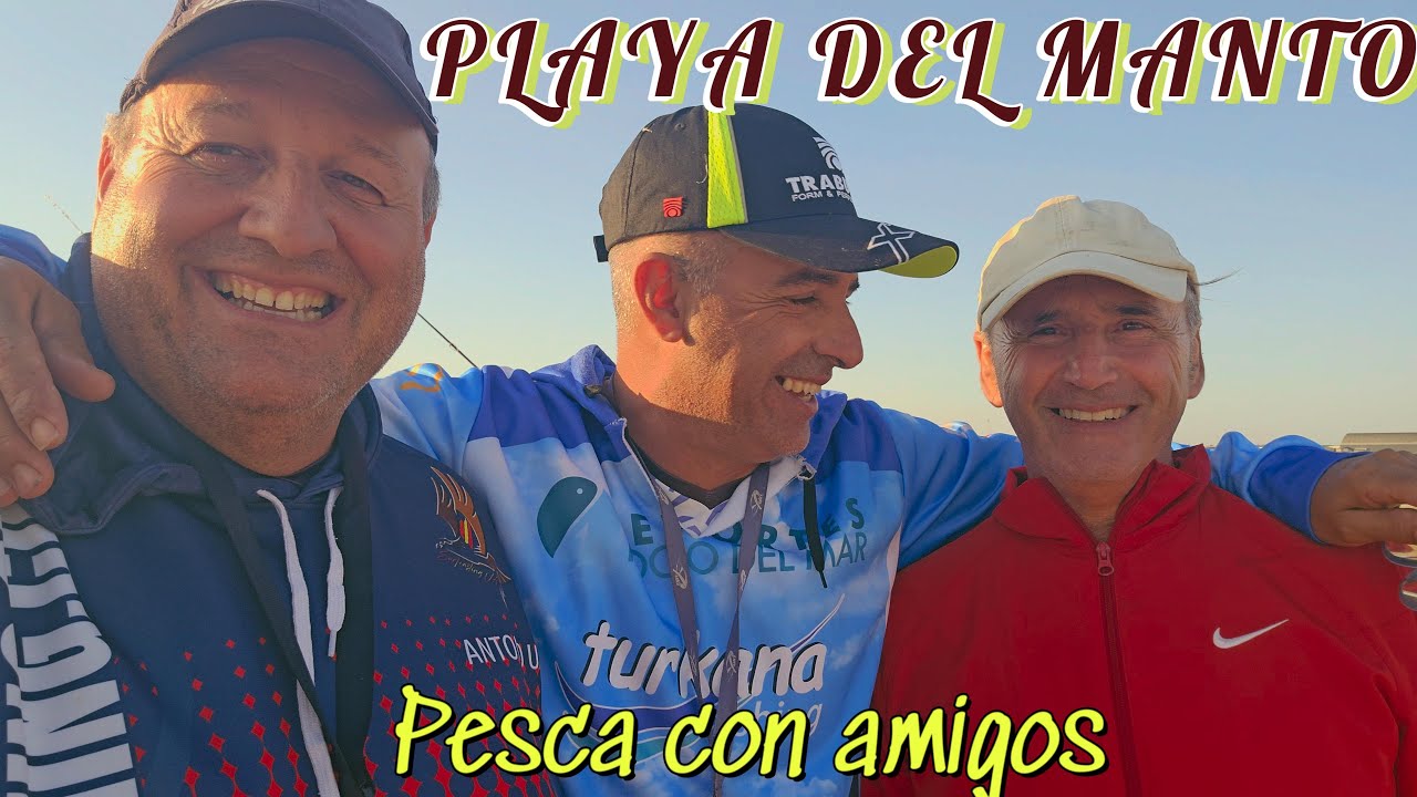 PESCA SURFCASTING JORNADA EN LA PLAYA DEL MANTO A POR DORADAS