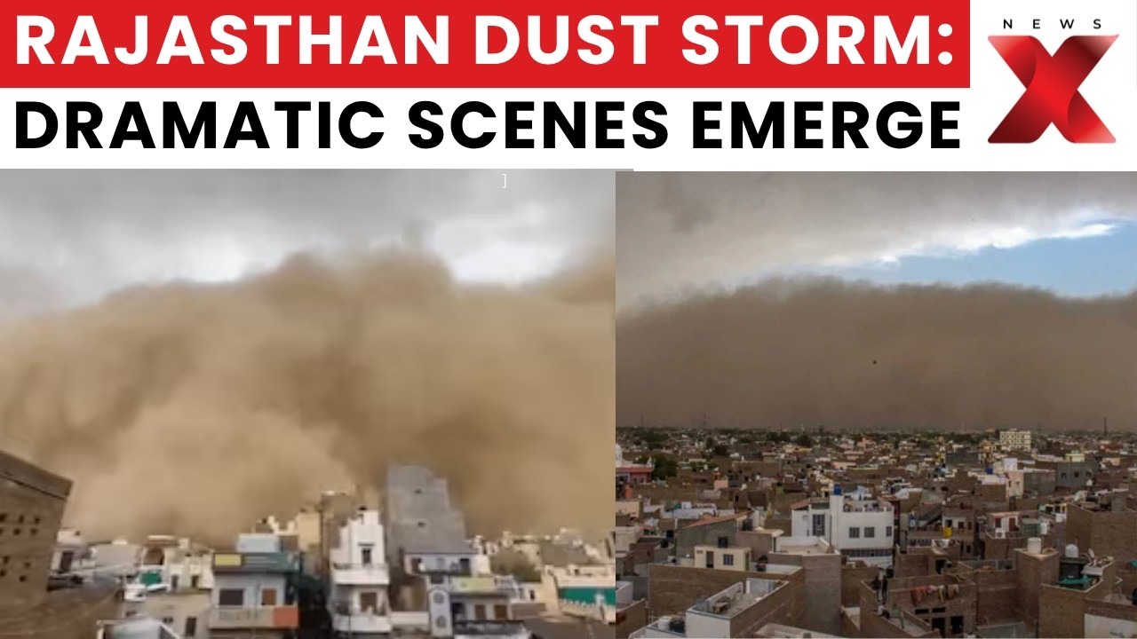 Rajasthan Dust Storm: Horrific Visuals Show Rain, Hailstorm and Massive Dust Clouds Across State