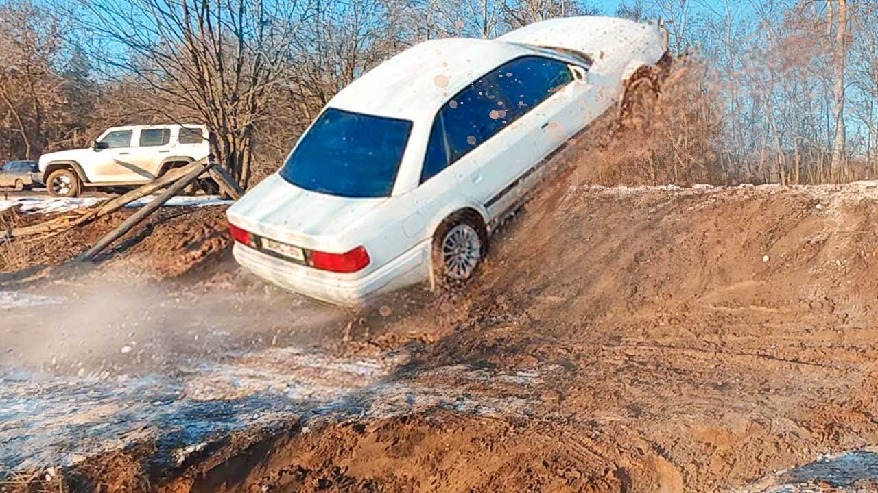 ЭТО БЫЛО БЕЗУМИЕ! АДСКИЙ ПОДЬЁМ на гору &ndash; Audi и Jeep в схватке за титул Царя горы
