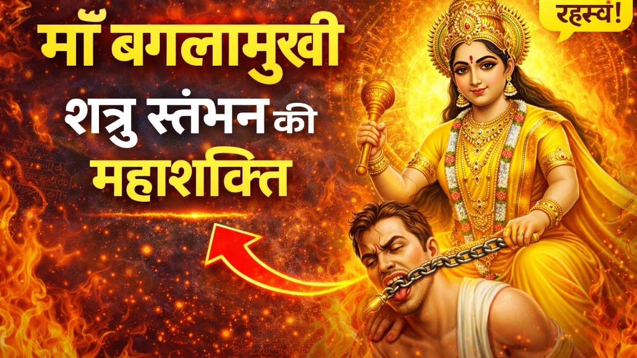गुप्त नवरात्रि | अष्टम दिन | माँ बगलामुखी – शत्रुनाश की देवी.Gupt Navratri | Day 8 | Maa Baglamukhi🙏