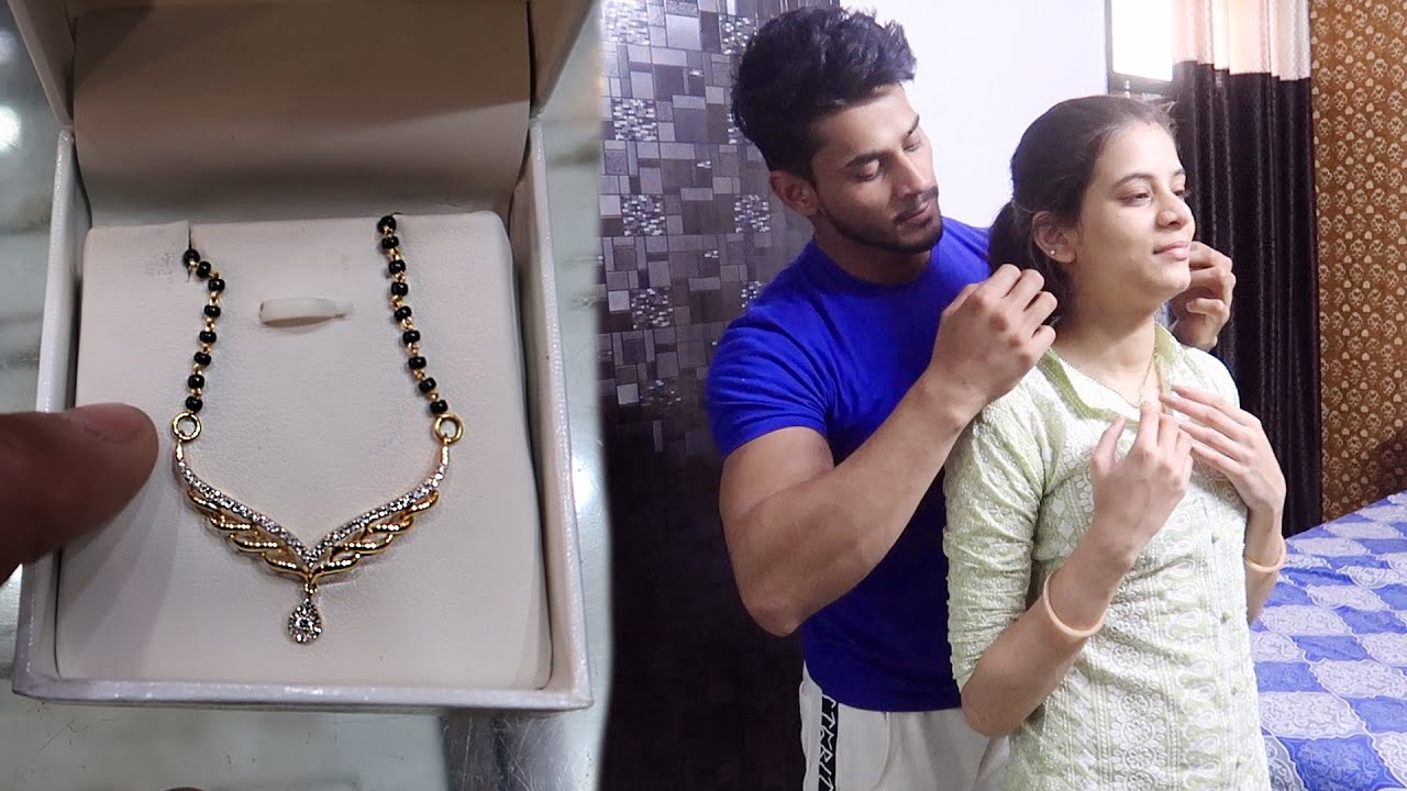 Kalpana Ko Gift Kiya DIAMOND Necklace