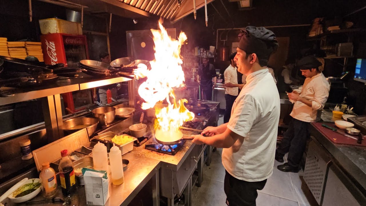 POV: Kitchen Rush During Spaghetti & Wagyu Steak Orders | Real Restaurant Chaos