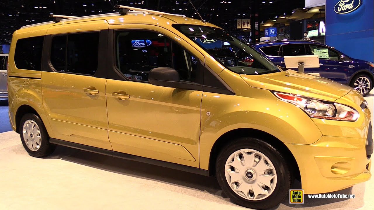 2015 Ford Transit Connect SLT - Exterior and Interior Walkaround - 2015 Chicago Auto Show