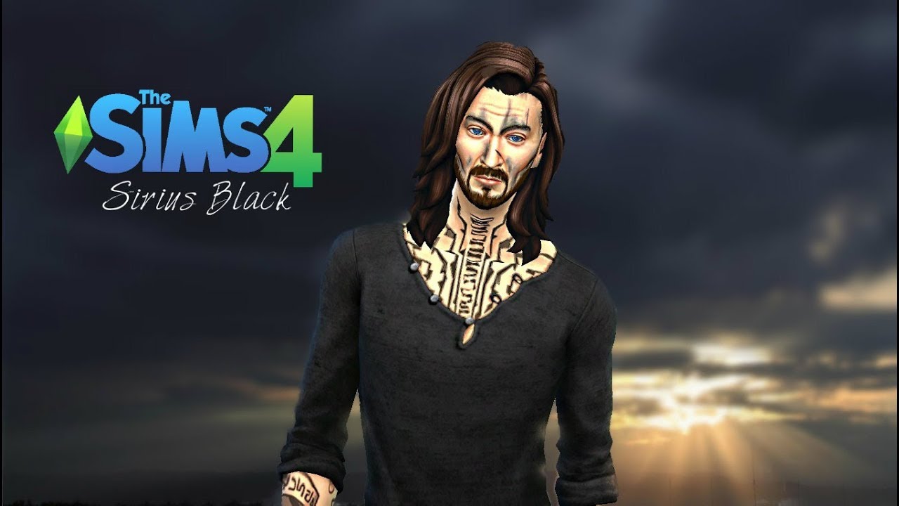 Creating Sirius Black In The Sims 4 | Harry Potter Poa Inspired Sim Design #thesims4