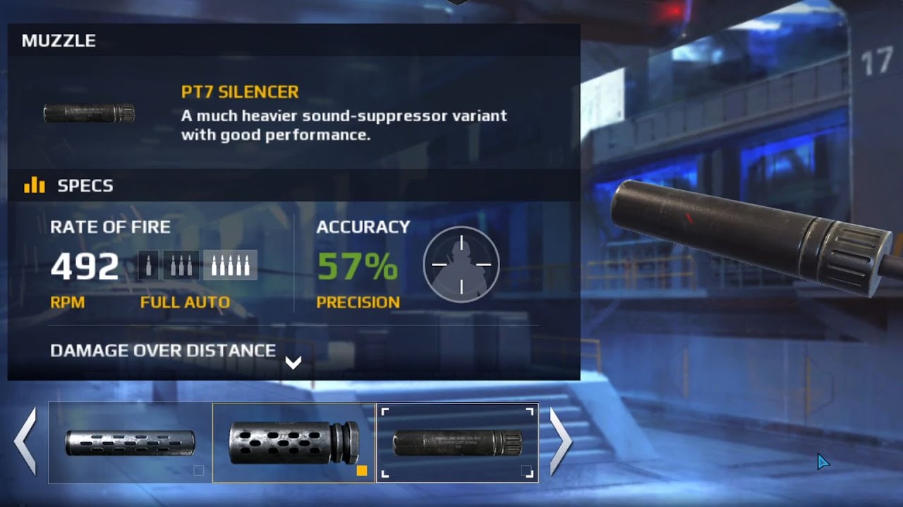 Modern Combat 5 RED-34 PT7 Silencer