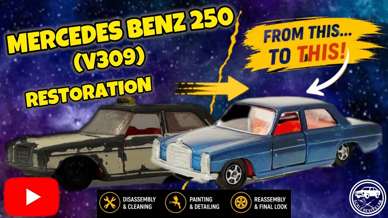 Vintage Siku Mercedes 250 (V309) Restoration