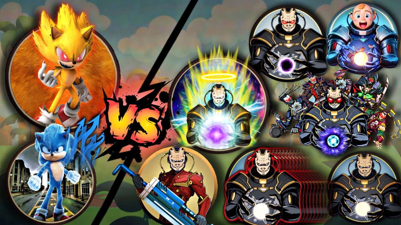 Shadow Fight 2 Sonic The Hedgehog Vs All Titan