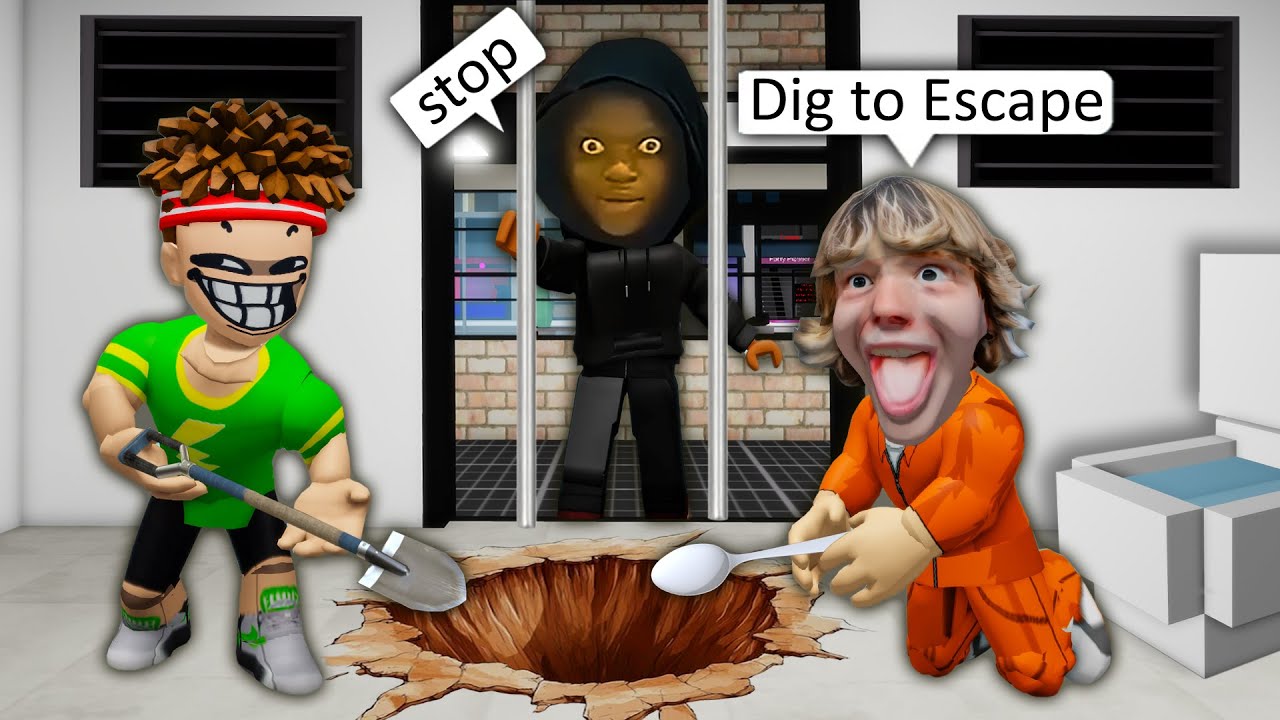 67 KID DIG TO ESCAPE?! ⛏  ROBLOX Brookhaven 🏡RP - FUNNY MOMENTS