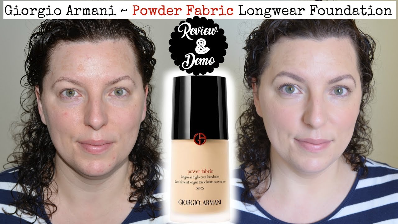 Giorgio Armani Power Fabric Foundation - Review & Demo | Down to Earth Beauty | Fun | WavyKate