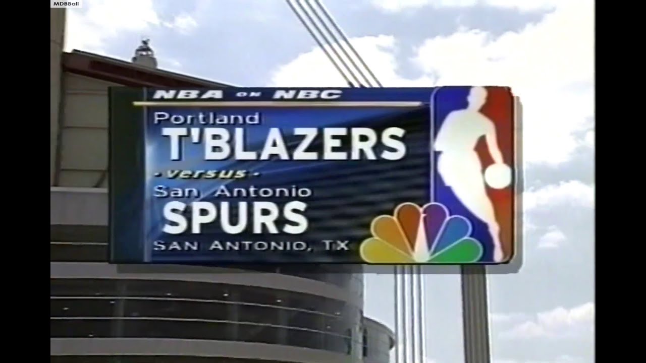 NBA On NBC - Blazers @ Spurs 1999 WCF Game 2