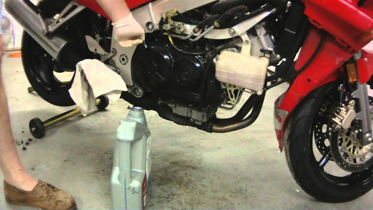 Замена масла Honda VFR750
