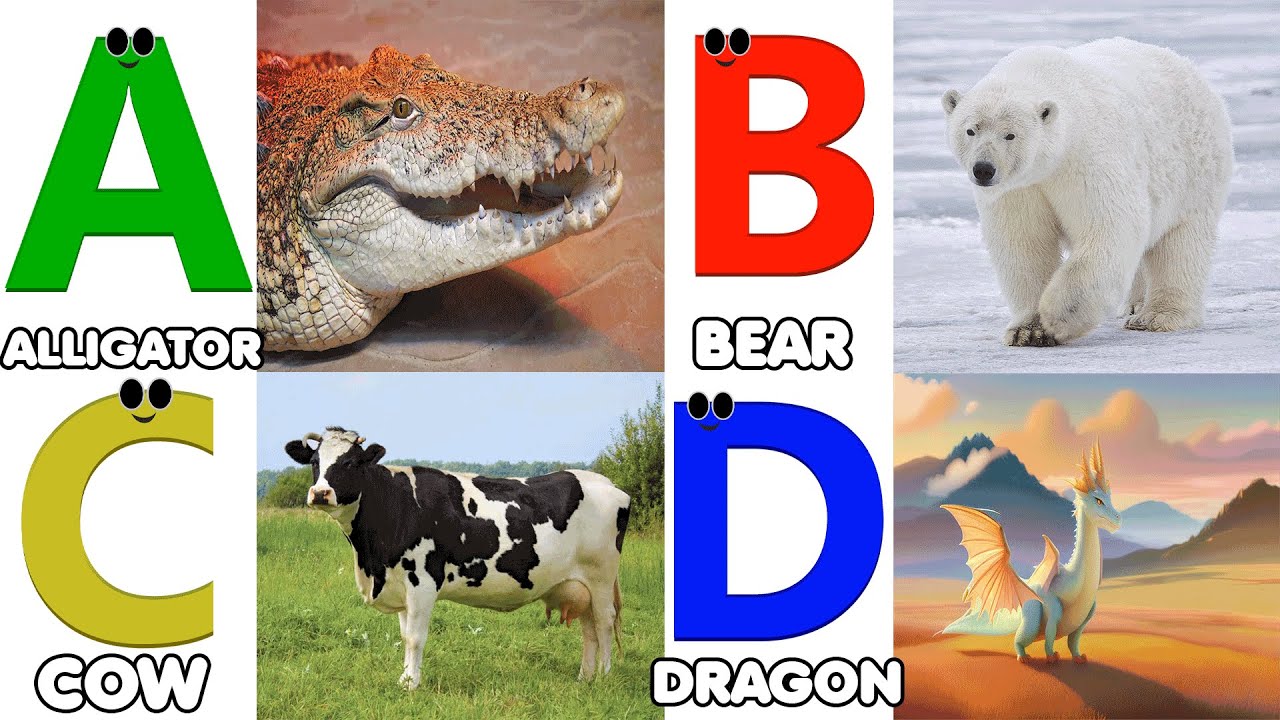 Phonics Animals Song | Learn ABC Alphabet with Animals for Kids
