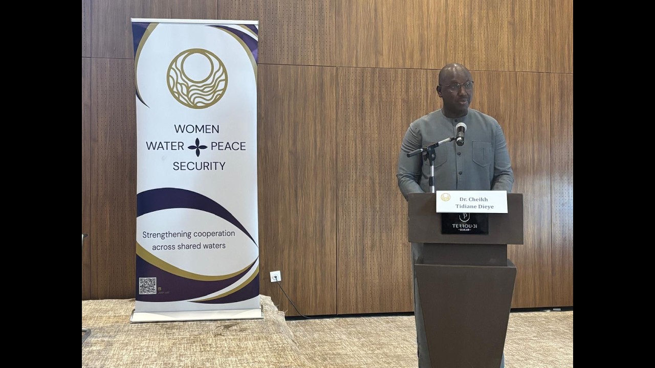 Keynote Dr Cheikh Tidiane Dieye, Minister of Hydraulics and Sanitation, Senegal