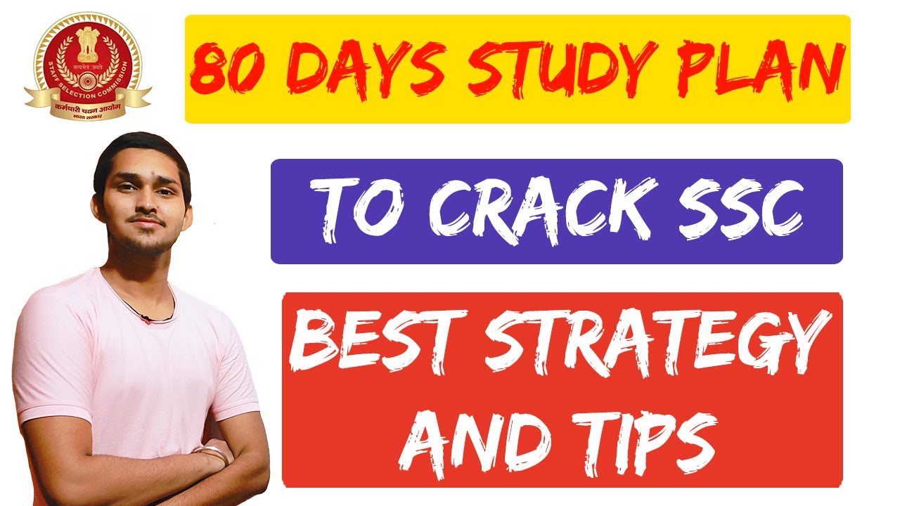 80 DAYS STUDY PLAN FOR SSC CGL , CPO,  CHSL , MTS  IN FIRST ATTEMPT