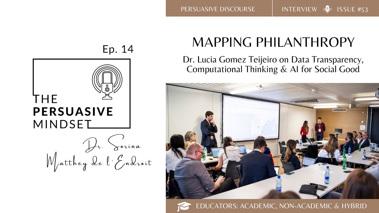 Ep. 14 | How to Map Philanthropy with AI | Dr. Lucia Gomez Teijeiro on Computational Thinking
