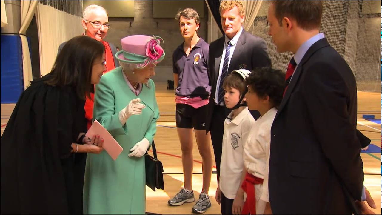 The Queen visits Westminster School