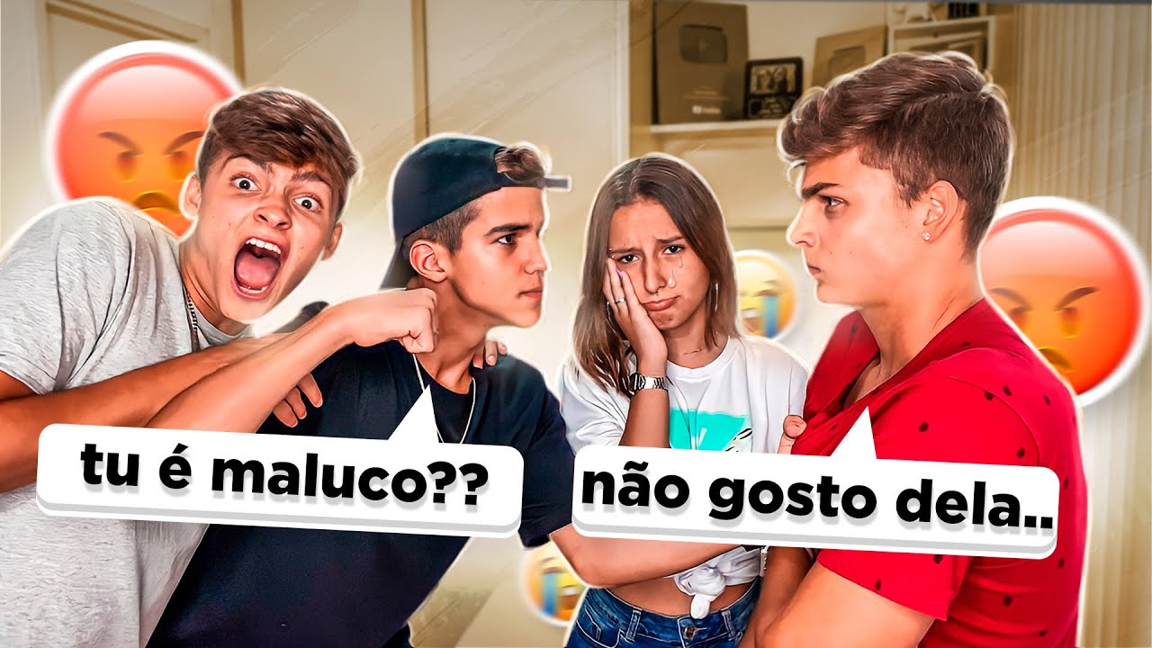 FINGI NÃO GOSTAR DA YASMIN GALVÃO E A REAÇÃO DO DRICO ME SURPREENDEU! •Irmãos Scribel•