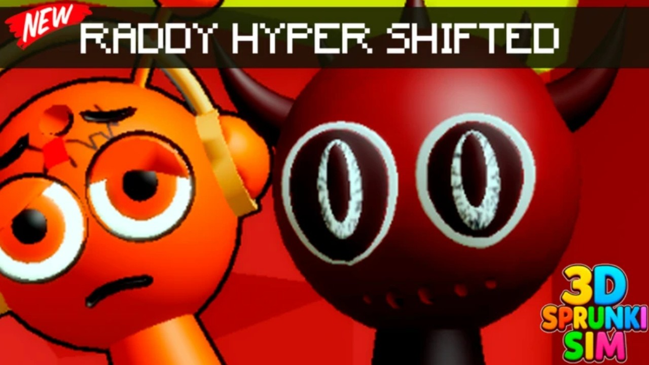How to get Raddy Hyper Shifted Badge Morphs In 3D Sprunki SIM - Roblox