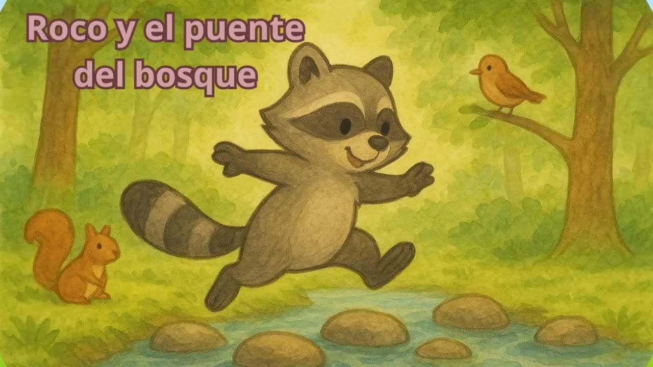 Roco y el puente del bosque - Cuento infantil sobre dar y recibir ayuda