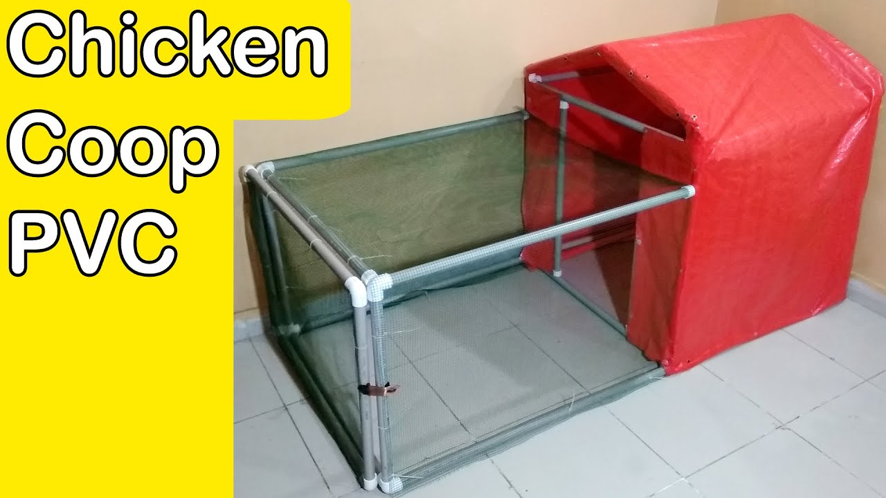 How to make a chicken coop - PVC pipes projects